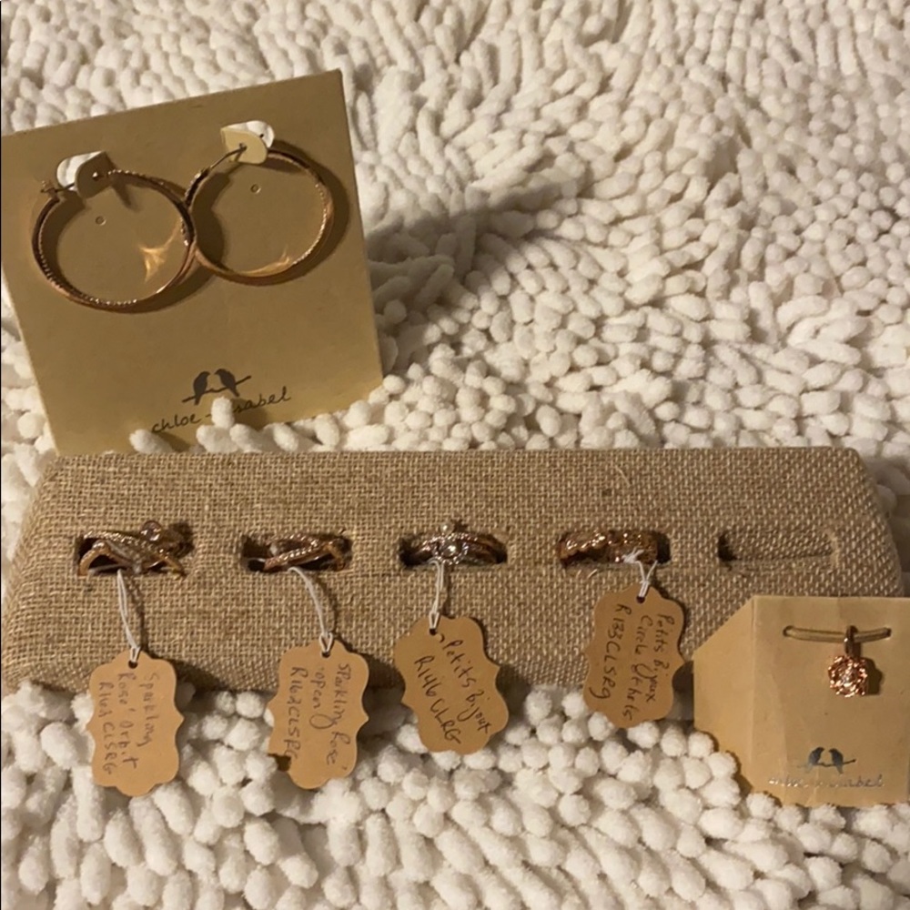 Chloe + Isabel Rose Gold